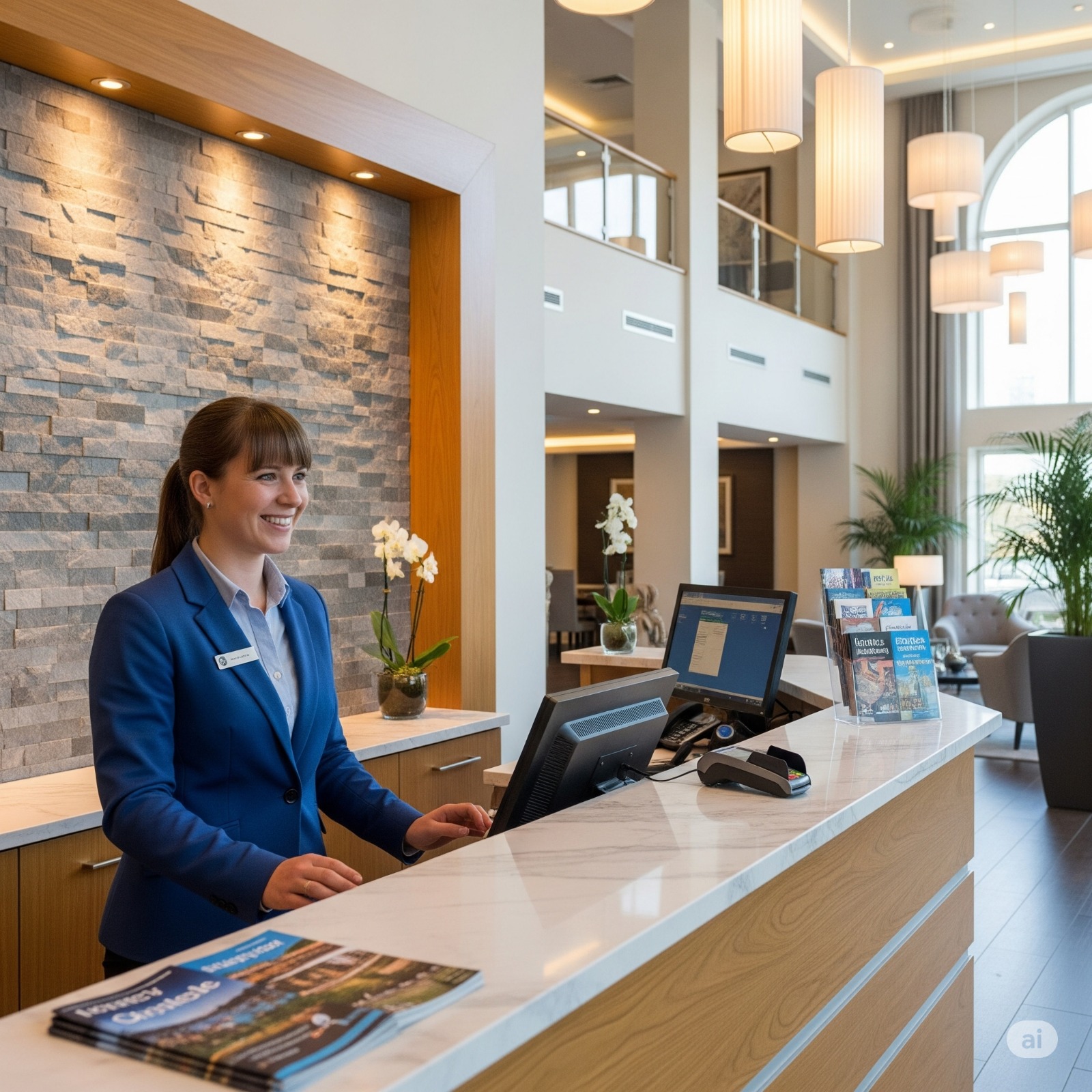 Lobby Hotel Aurora